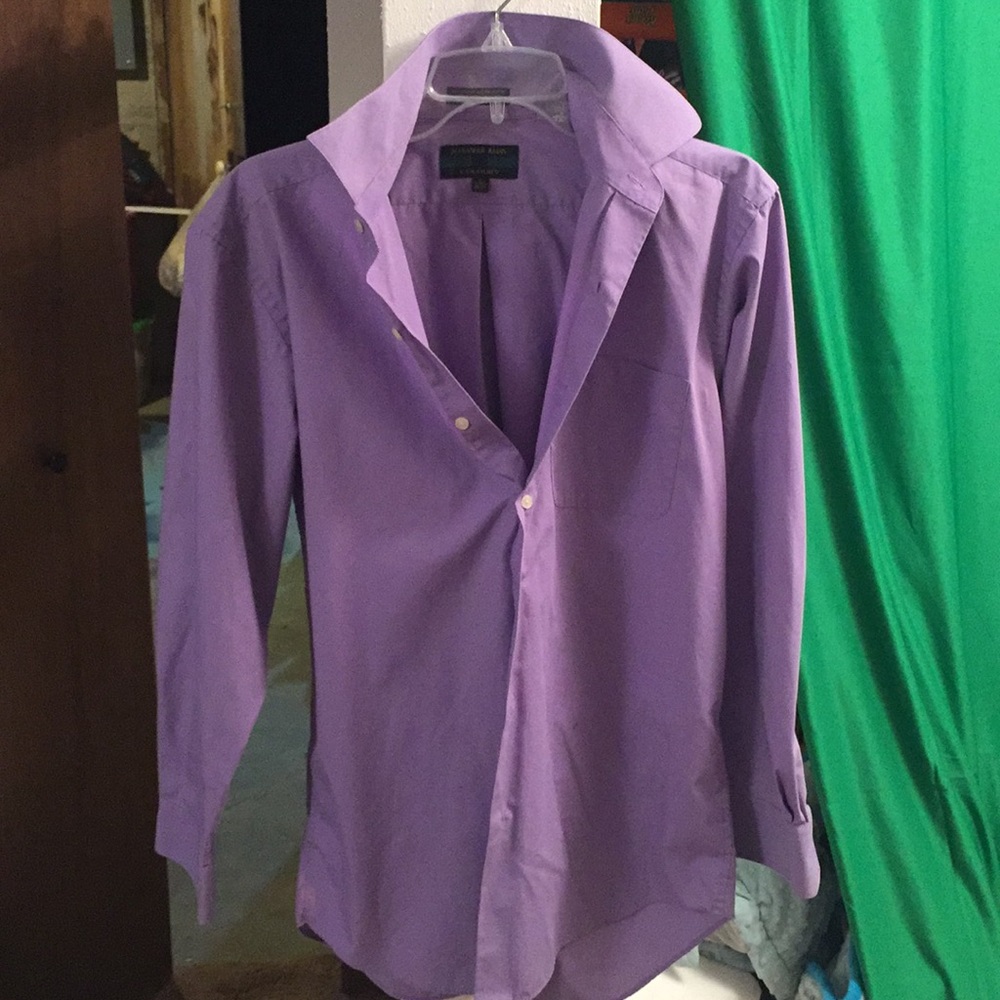 Alexander Julian colours light purple button down
